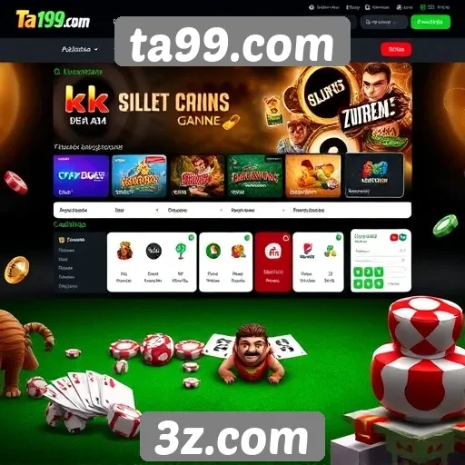 Explorando a interface do usuário do ta99.com