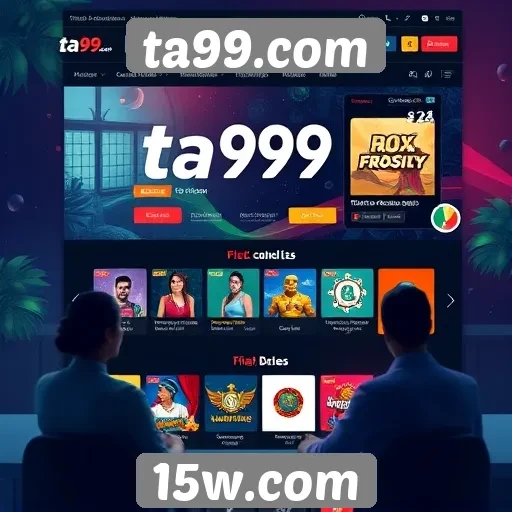 Facilidade de navegação e design do ta99.com